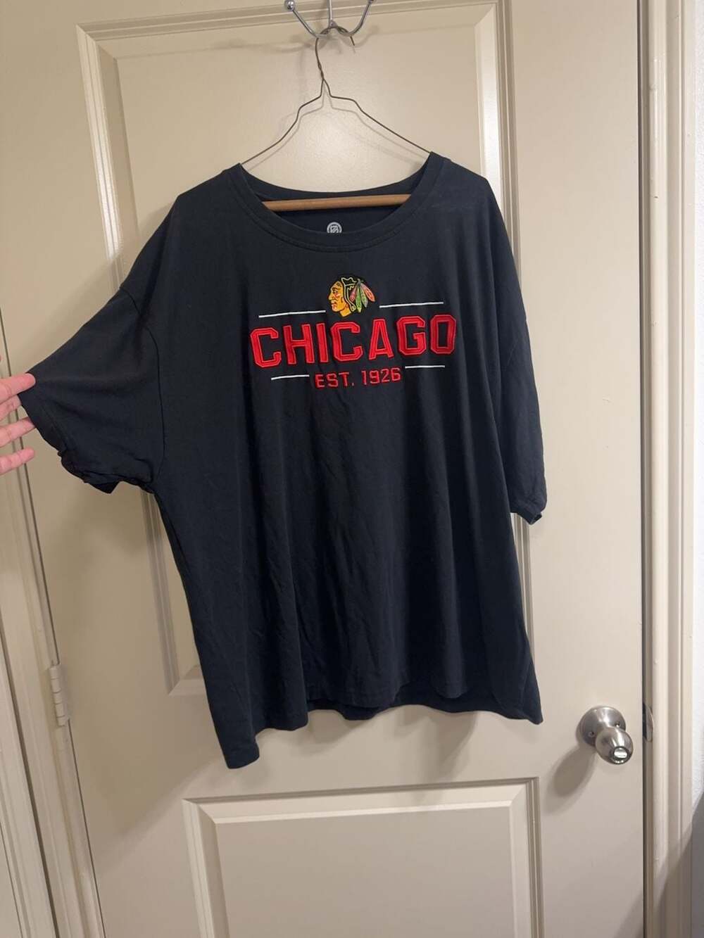 NHL Chicago Blackhawks Est. 1926 Graphic T-Shirt Black 3XL